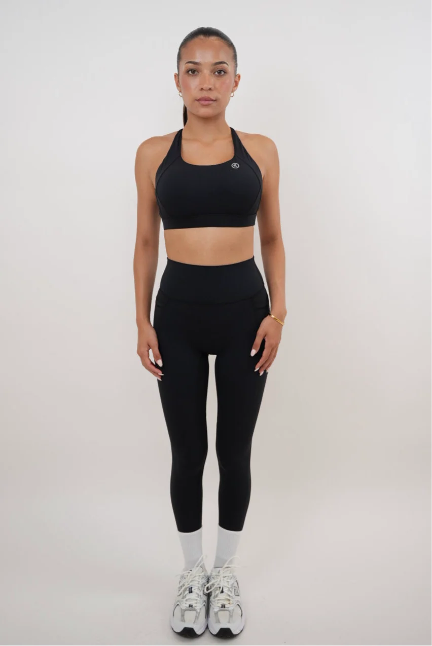 Environmentally Friendly I Am Glowing Black Quick Dry Butter Soft Legging Trendy