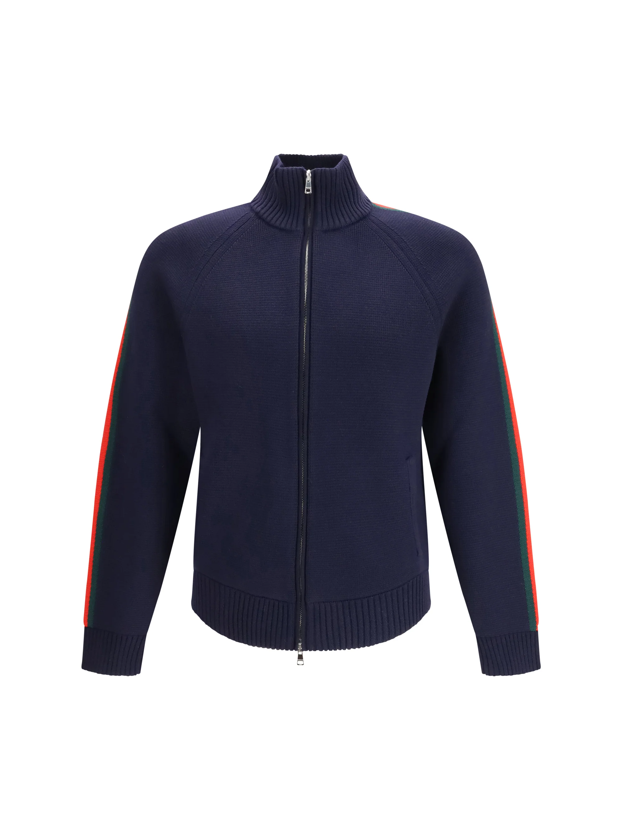 Fine Zip-Up Wool Jacket Traditional