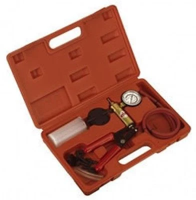 High-Quality Car Auto Engine Vacuum Pressure Tester Test Tool Brake Bleed Bleeding Kit Set Natural