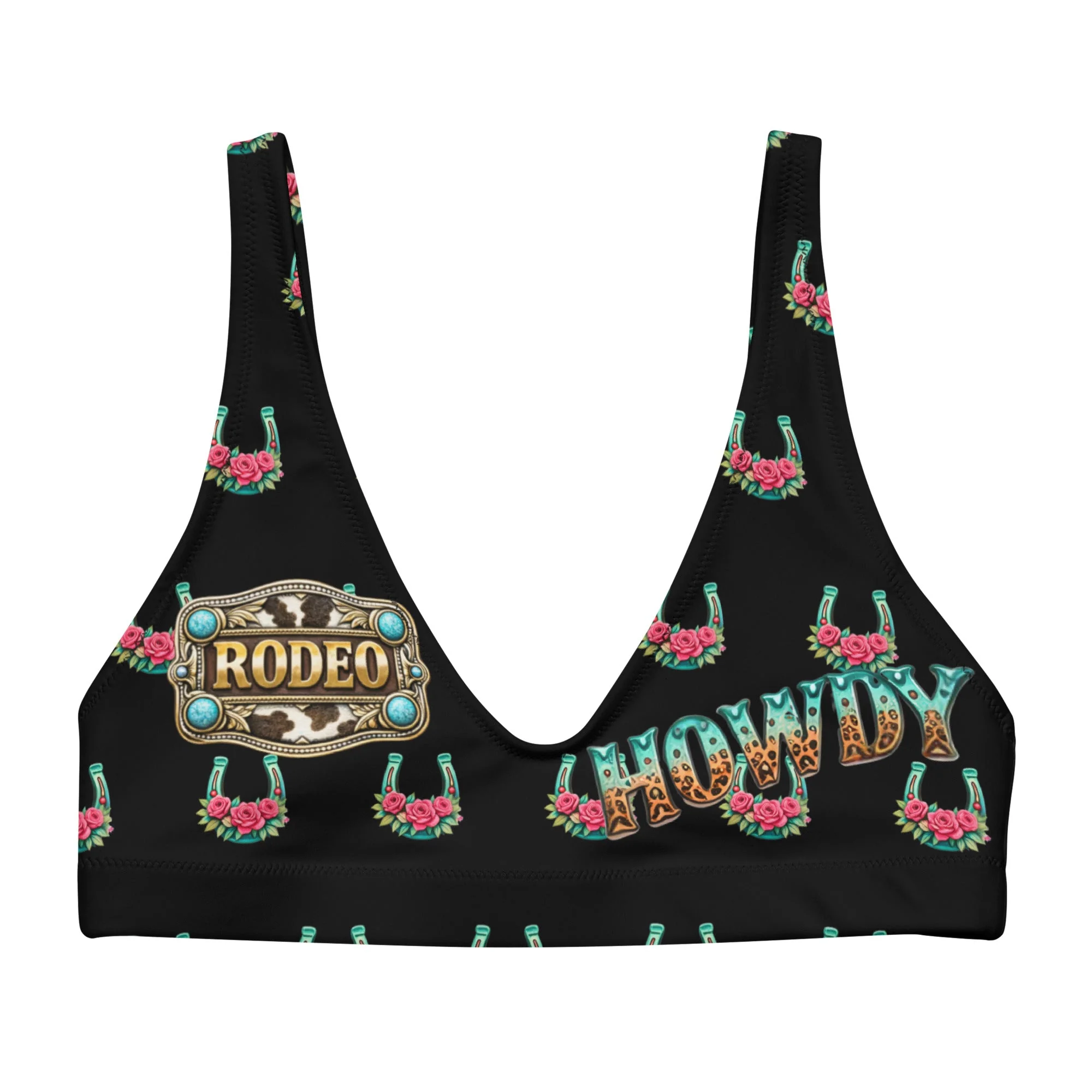 Reusable Baha Ranch Yeehaw Howdy Y'all Bikini Top Advanced