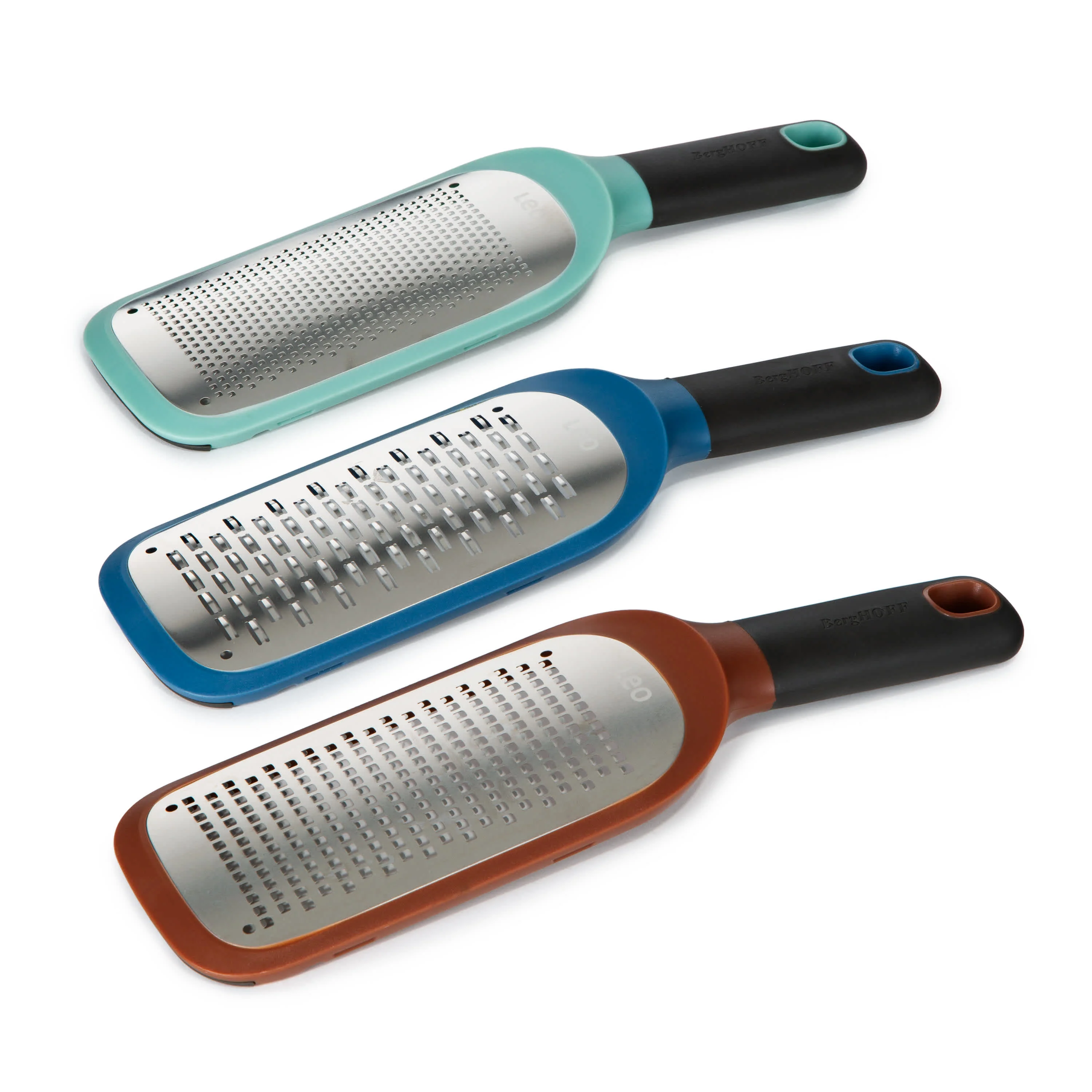 Superior BergHOFF Leo 3pc Handheld Grater Set Optimized