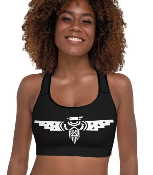 Practical Aztec Thunderbird Padded Sports Bra Prestigious