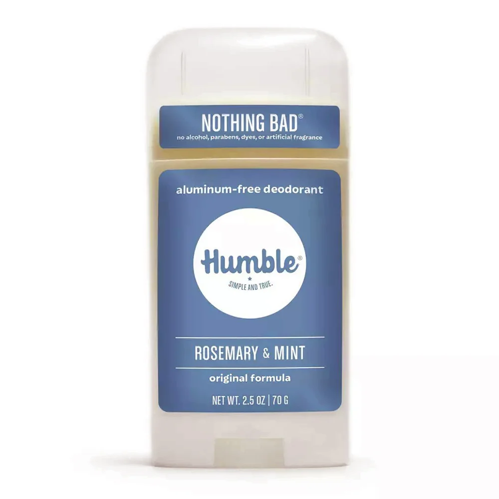 Easy-to-Use Humble Brands Formula Solid Deodorant Rosemary and Mint Aluminum 2.5Oz 70g Traditional