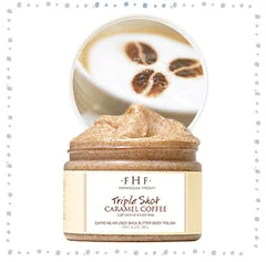 Eco-Friendly Triple Shot Caramel Coffee Body Scrub - Farmhouse Fresh High-End