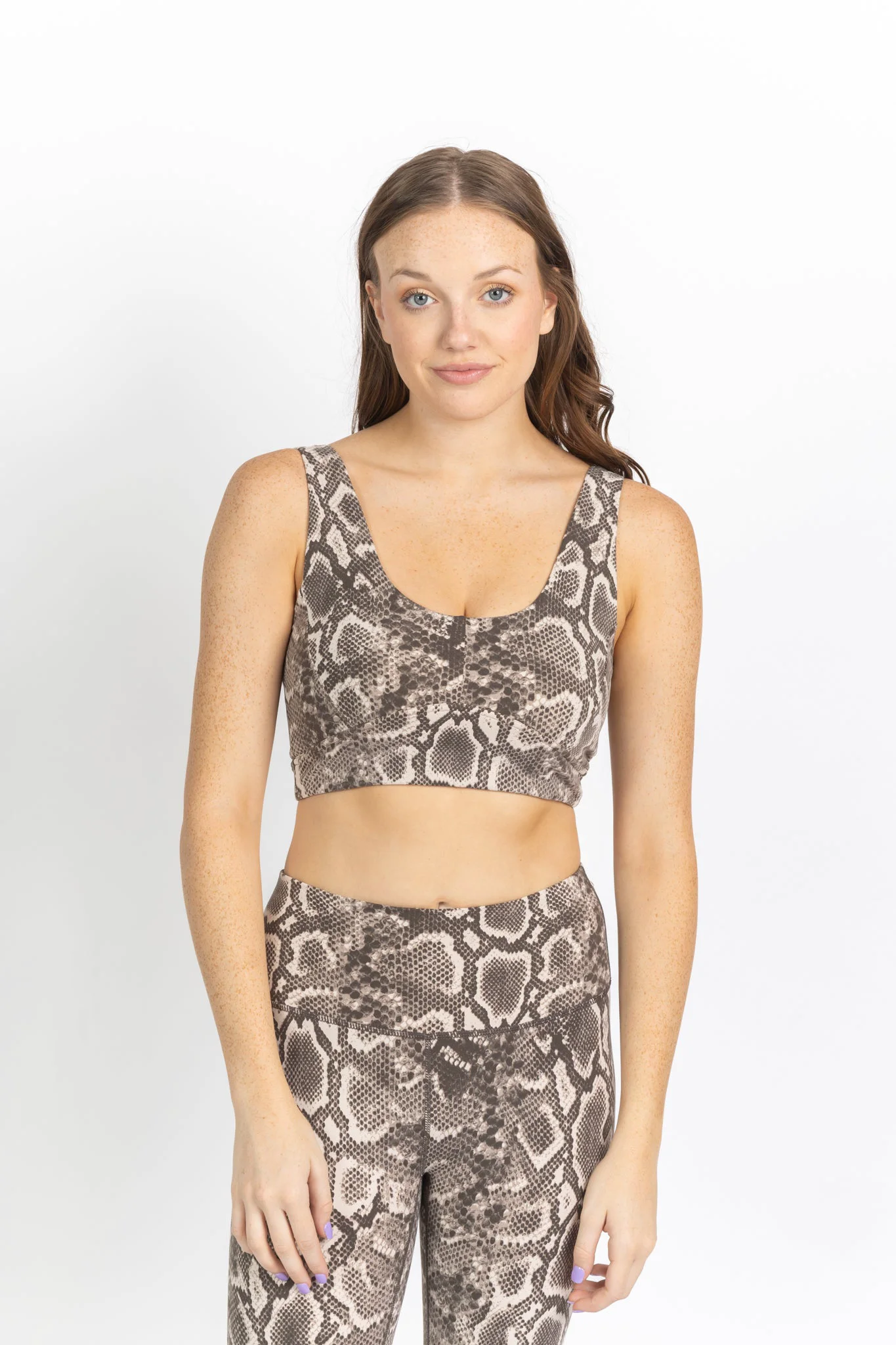 Efficient Varley Let's go Elsie Bra Taupe Rattlesnake Genuine