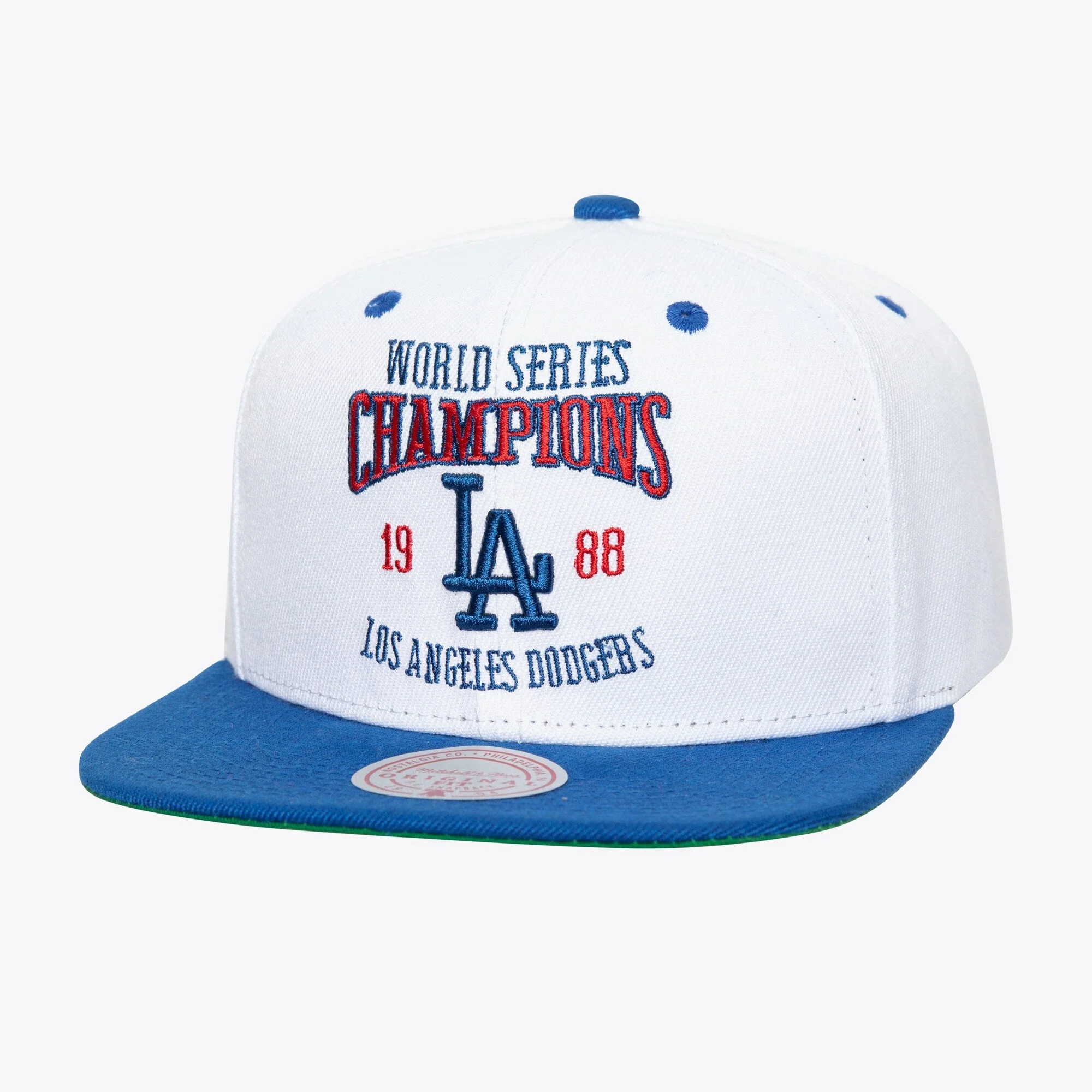 Trendy Mitchell Ness Men's MLB Champ Series Snapback Coop Dodgers Snapback Caps Sustainable