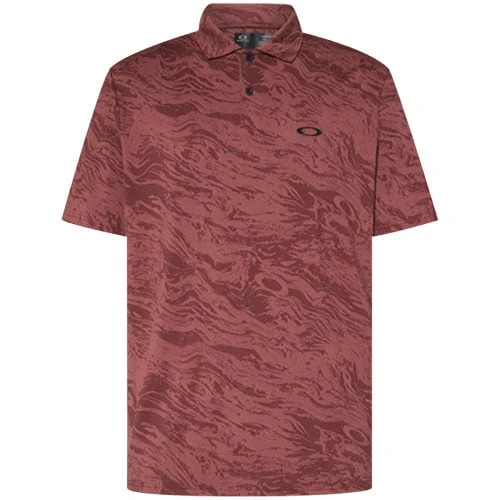 Lightweight Oakley Men's Duality Jacquard Golf Polo Flexible