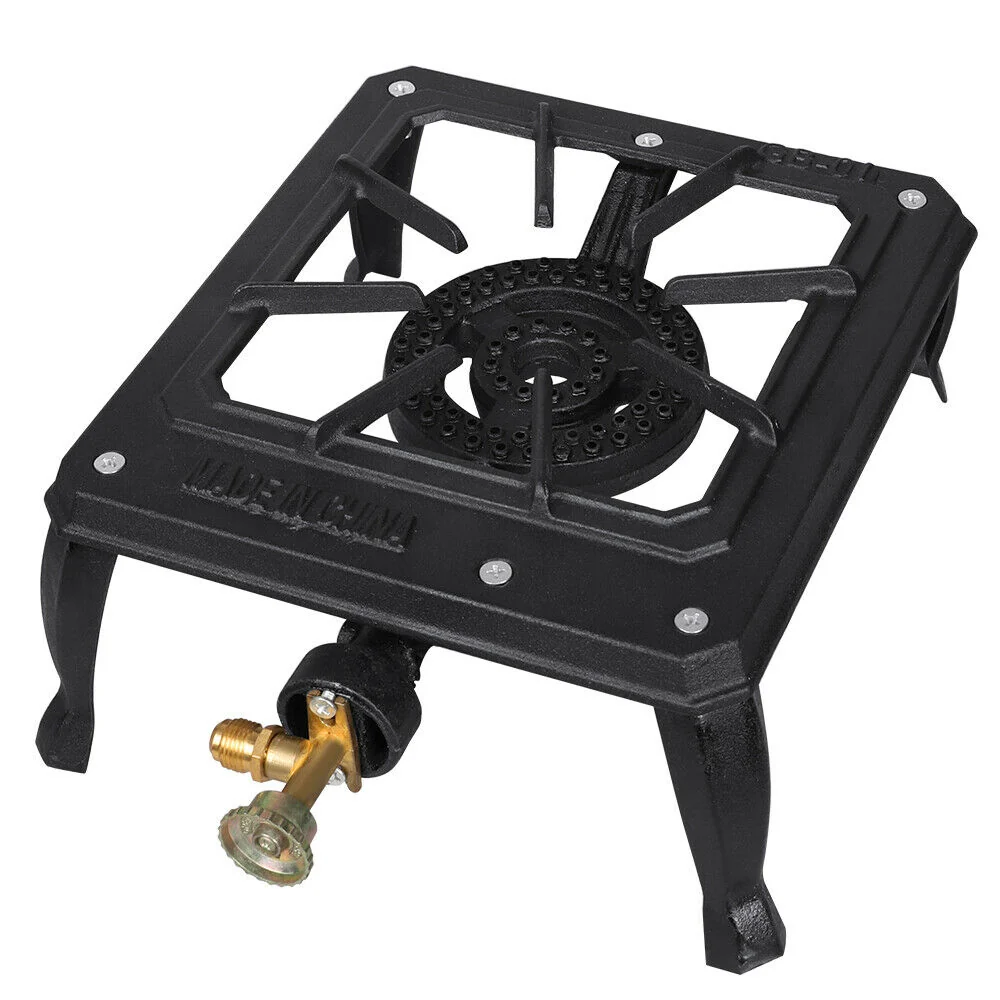 Fine Premium Outdoor Camping Gas Propane Single Burner Stove Clean