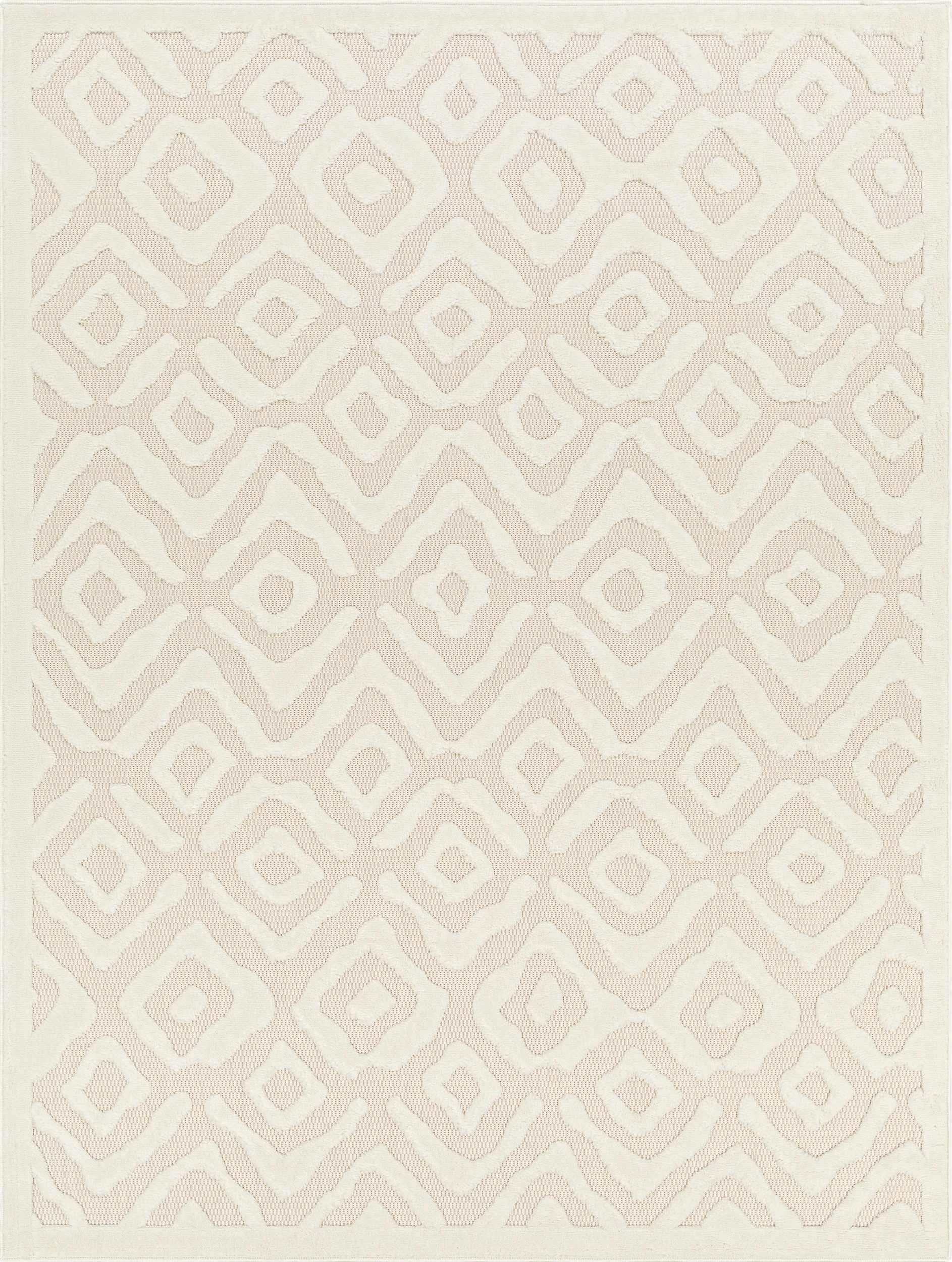 Premium Burl Cream Outdoor Rug - Dependable