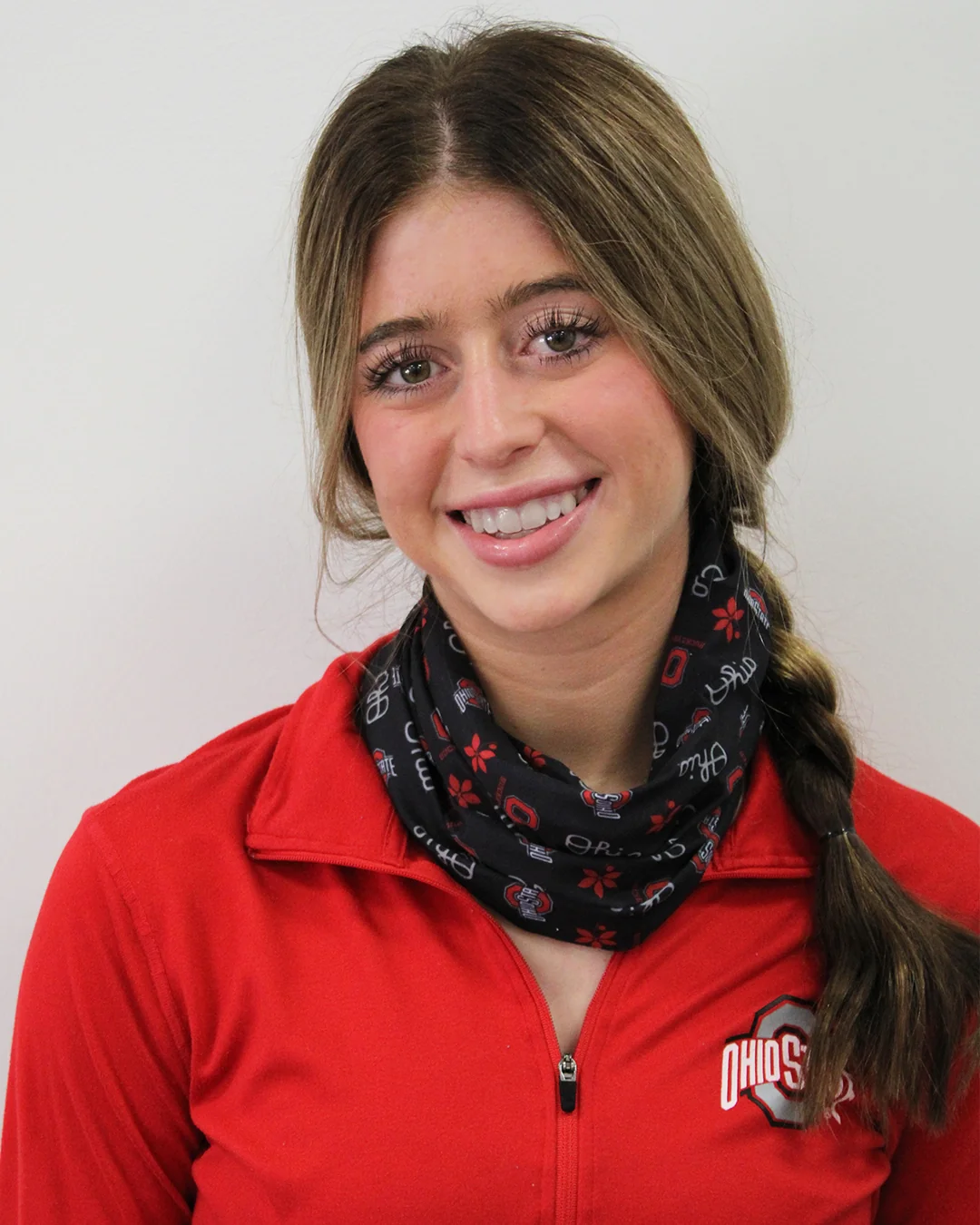 Genuine Ohio State® Logo Print - Infinity Headwrap Buff Secure