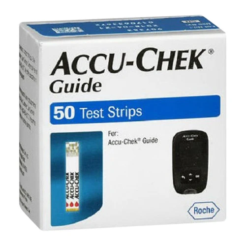 Stylish Accu Chek Guide Blood Glucose Test Strips 50 Ea Fine Crafted