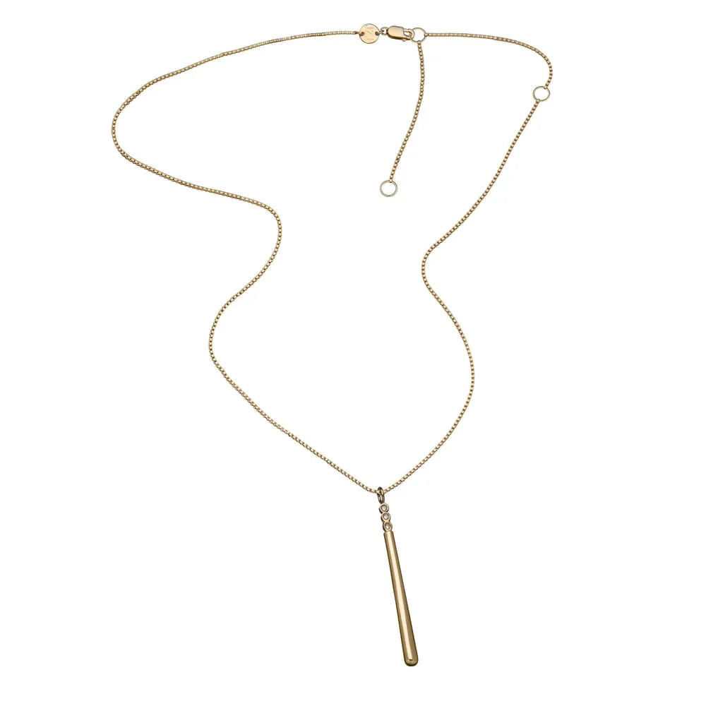 Responsible Jennifer Zeuner Jade Neck in 18k yellow gold plated silver Next-Generation