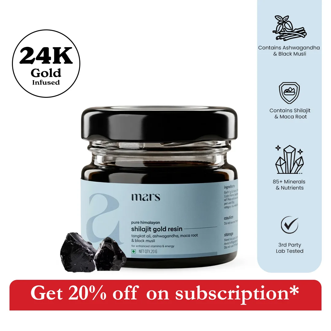 Easy-to-Use Mars Pure Himalayan Shilajit Gold Resin A Testosterone Support Supplement with Tongkat Ali Maca Root and Ashwagandha Safe