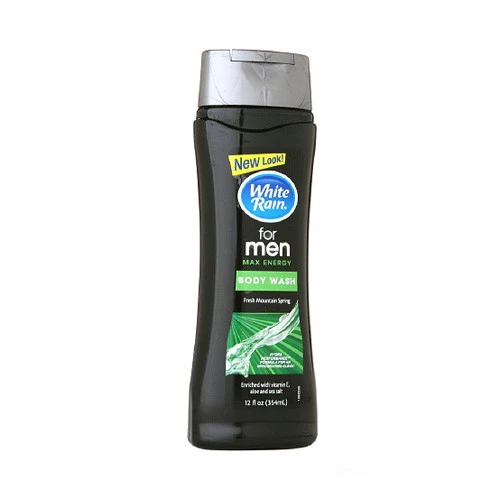 Eco-Friendly White Rain For Men Body Wash Fresh Mountain Spring - 12 Oz Elite