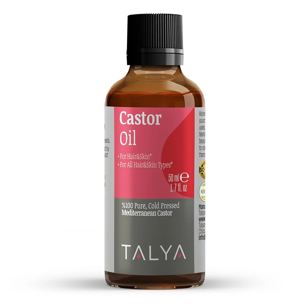 Excellent Talya Castor Oil Nourishes Hair Strengthens Lashes and Moisturizes Skin 1.7Oz 50ml Proven