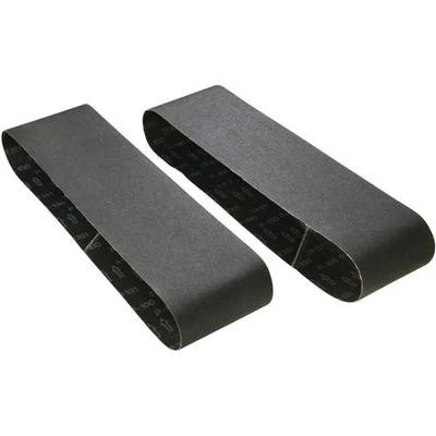 Smart 2 Piece 6 x 48 Sanding Sandpaper Belts 100 Grit Sander Aluminum Oxide High-Quality