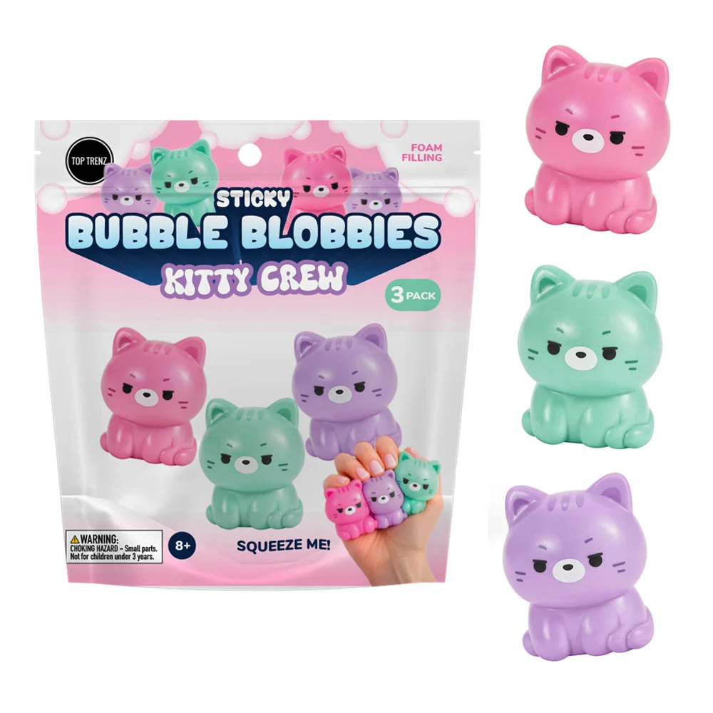 Practical Sticky Bubble Blobbies Kitten Crew Consistent