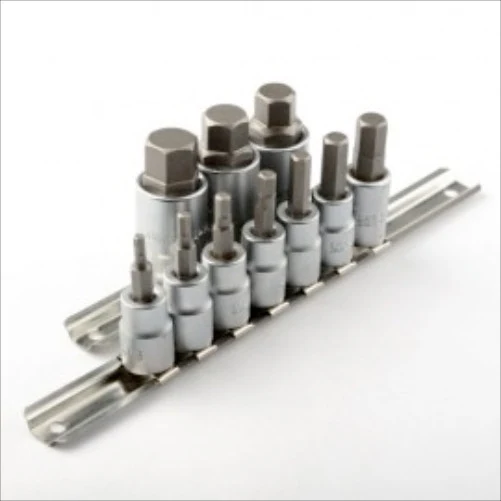 Sustainable 12PC Metric Hex Socket Bit Driver Set High-End