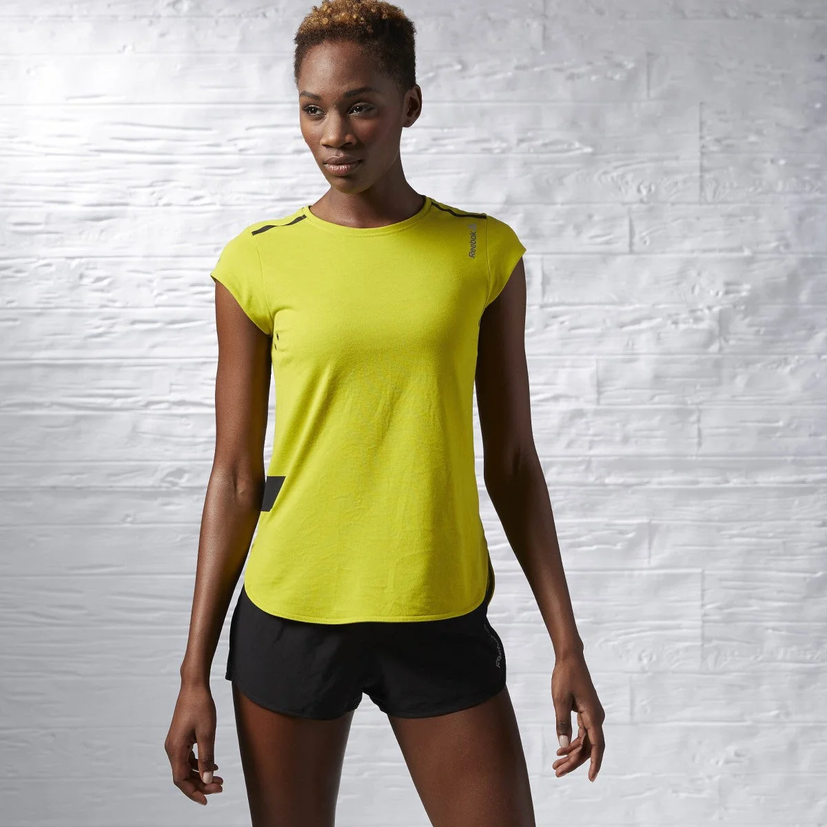 Classic Reebok Women's One Series Quik Cotton Short Sleeve Tee Reusable