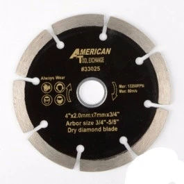 Environmentally Friendly 4 Diameter Wet or Dry Circular Diamond Tile Cutting Cut Saw Blade Smart