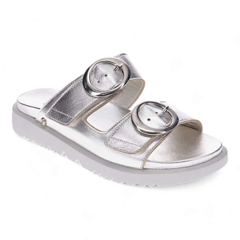 Classic Mermaid Sandal - Silver Modern