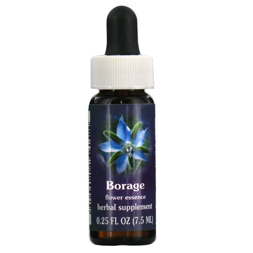 Classic Flower Essence Borage Herbal Supplement Dropper - 0.25 Oz High-Performance