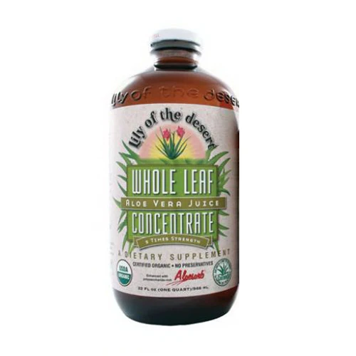 Crafted Lily Of The Desert Whole Leaf Aloe Vera Gel - 32 Oz Fine