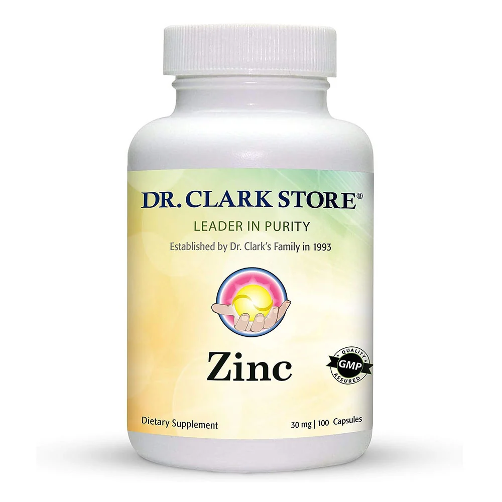 Excellent Dr Clark Store Zinc Bisclycinate Supplement Capsules for Immune Support 100 Ea Pure