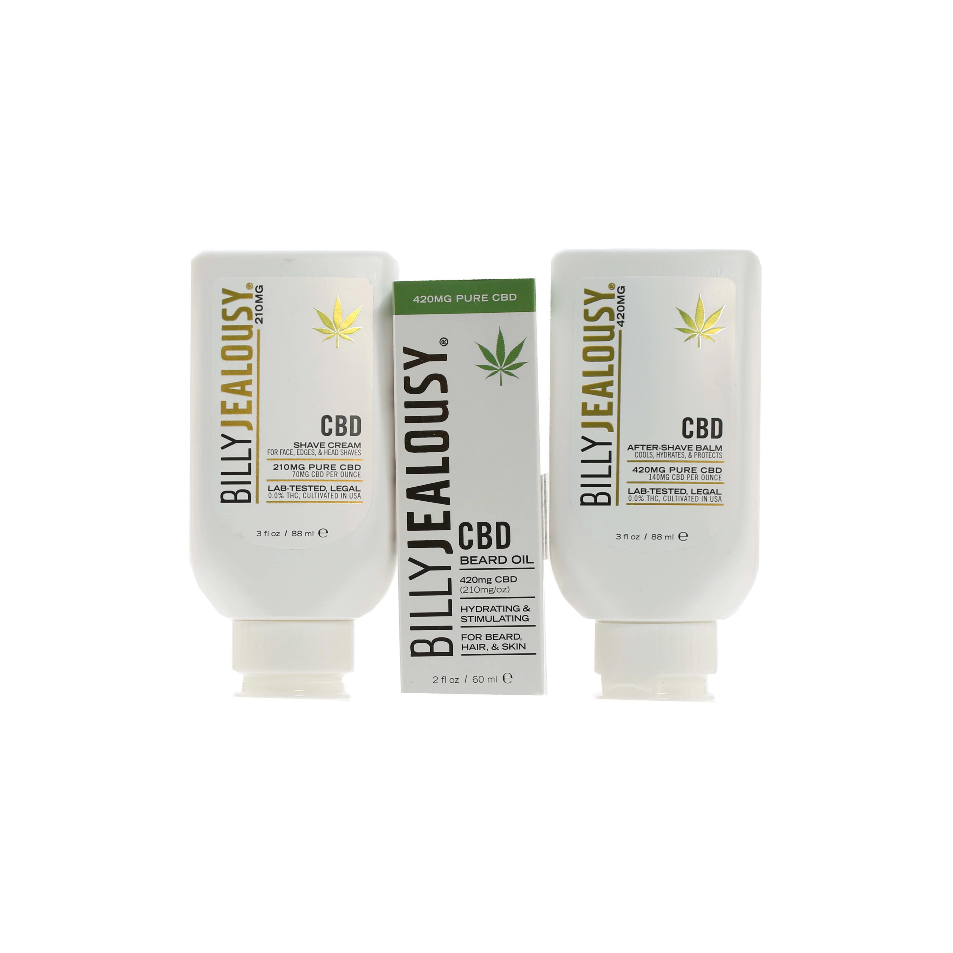 Environmentally Friendly Billy Jealousy CBD 3 Pc Kit Versatile