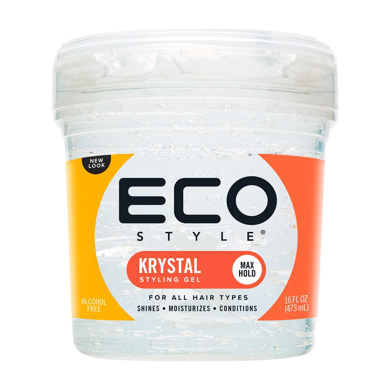 Solid Eco Styler Professional Styling Gel Krystal For All Hair Types 16 oz Modern