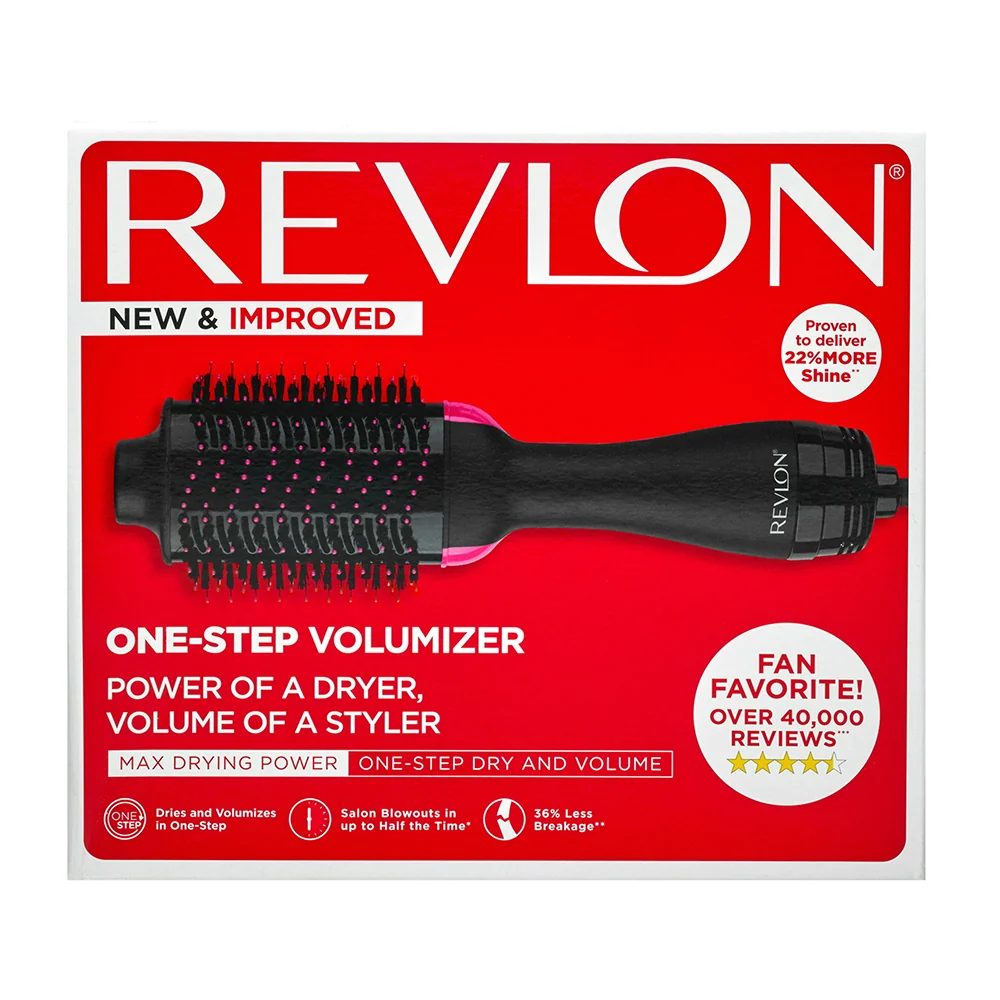 Sophisticated Revlon One Step Hair Dryer And Volumizer Hot Air Brush Black Blow Dryer 1 Ea Premium Material
