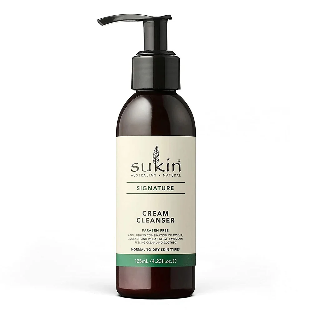 Sustainable Sukin Cream Face Cleanser for Gently Cleansing Hydrating and Nourishing Skin 4.23Oz 125ml Functional