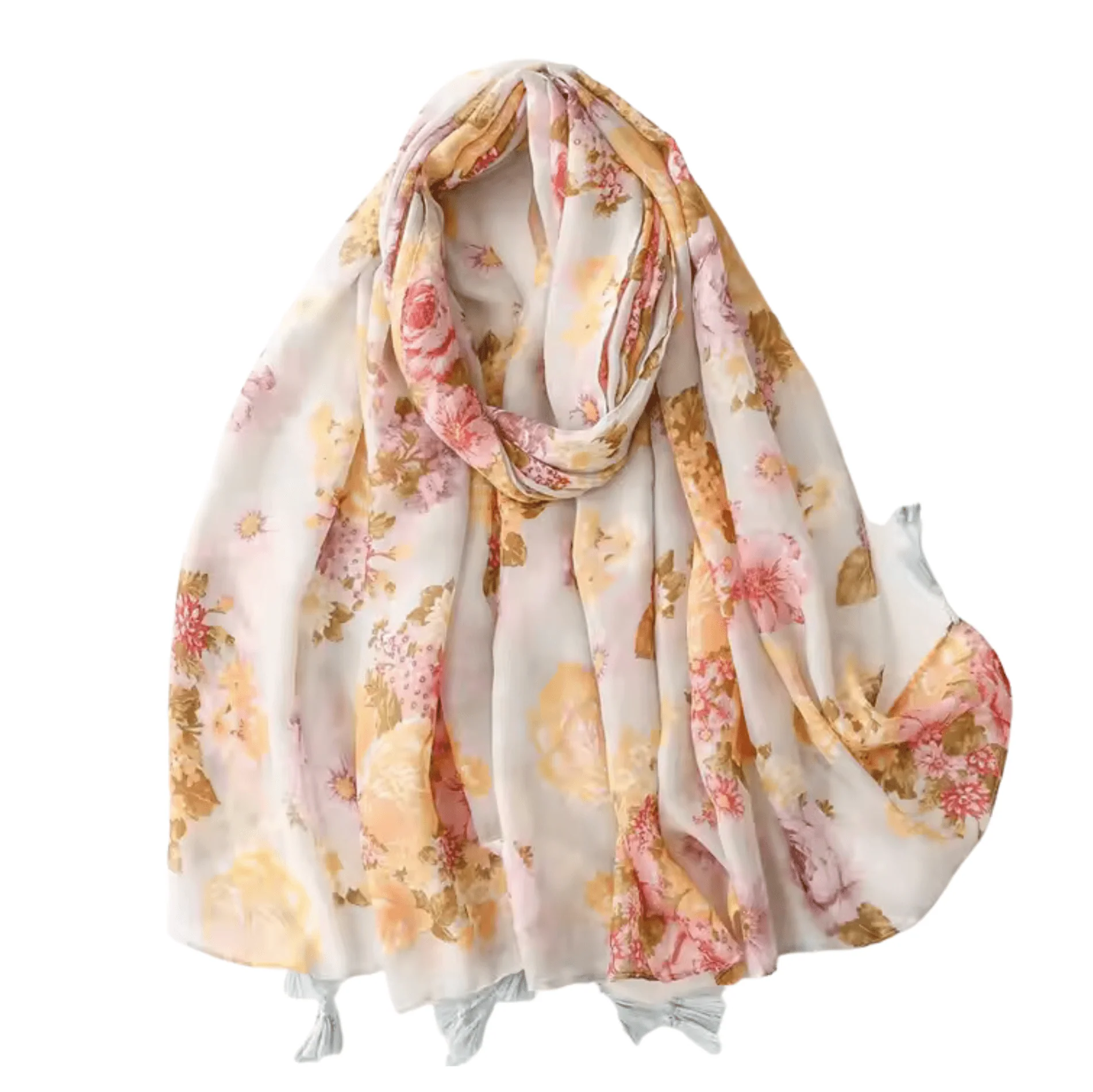 Exceptional Pastel Rose Scarf Advanced