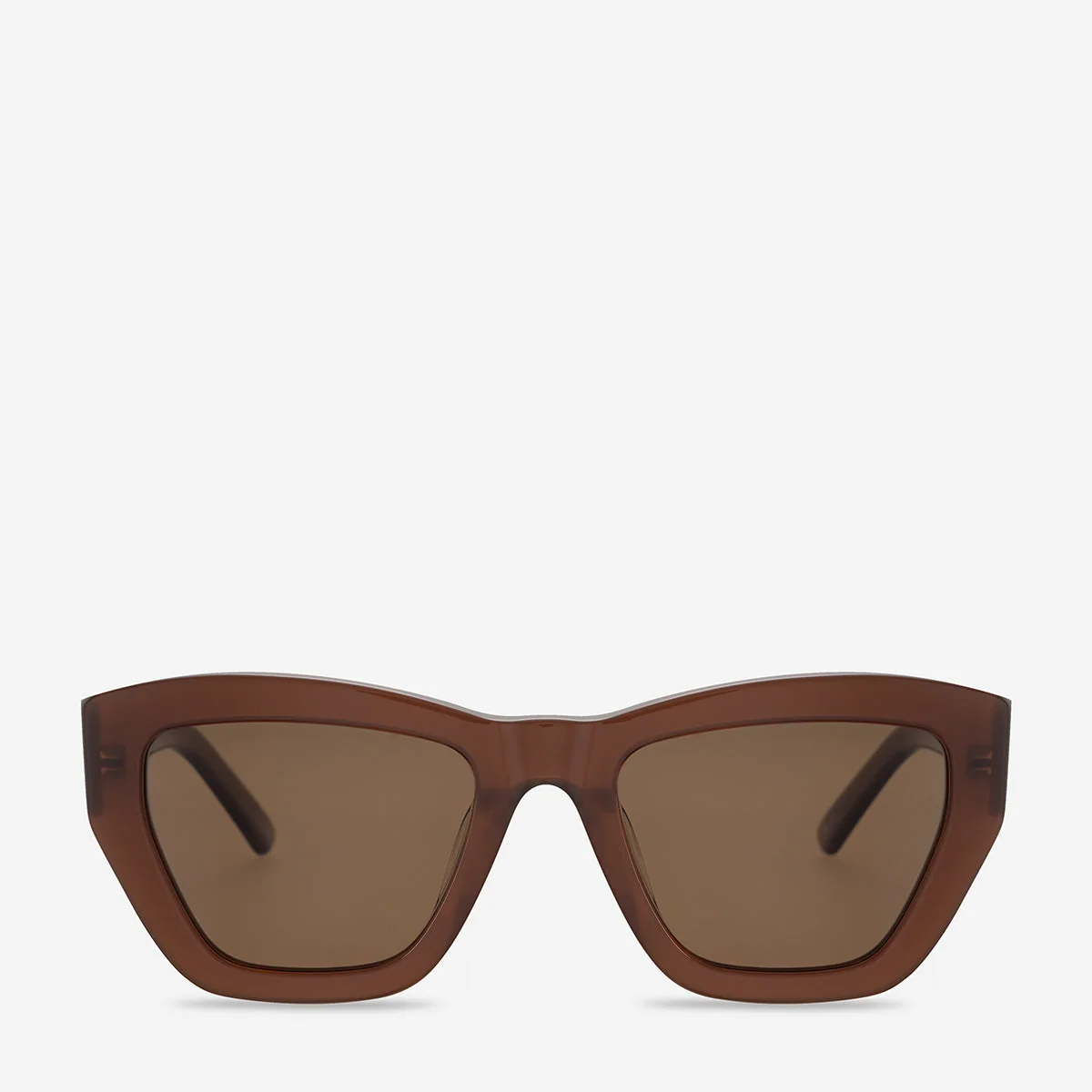 Solid Status Anxiety Mirage Sunglasses in Brown Quality