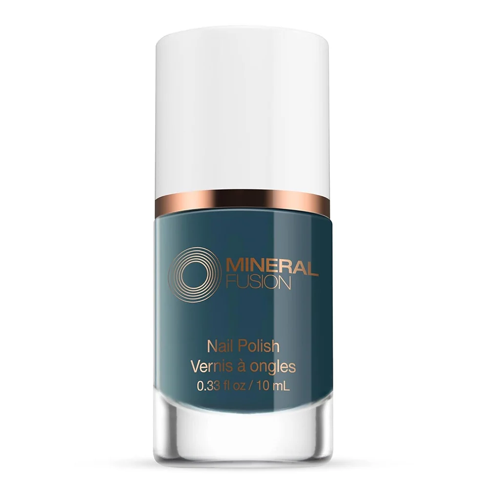 User-Friendly Mineral Fusion Grey Green Storm Long Lasting Chip Resistant Nail Polish 0.33Oz 10ml Artisan