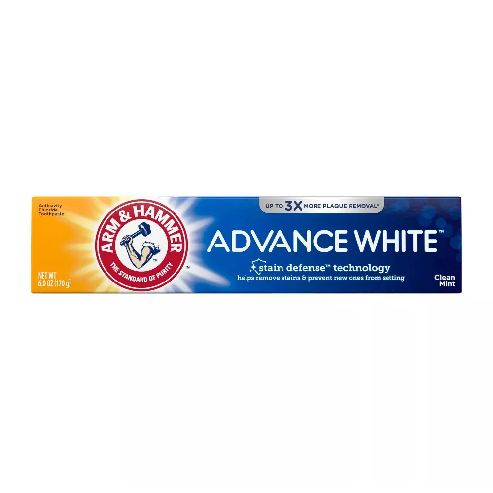 World-Class Arm Hammer Advance Extreme Whitening With Stain Defense Toothpaste 6 Oz Flexible