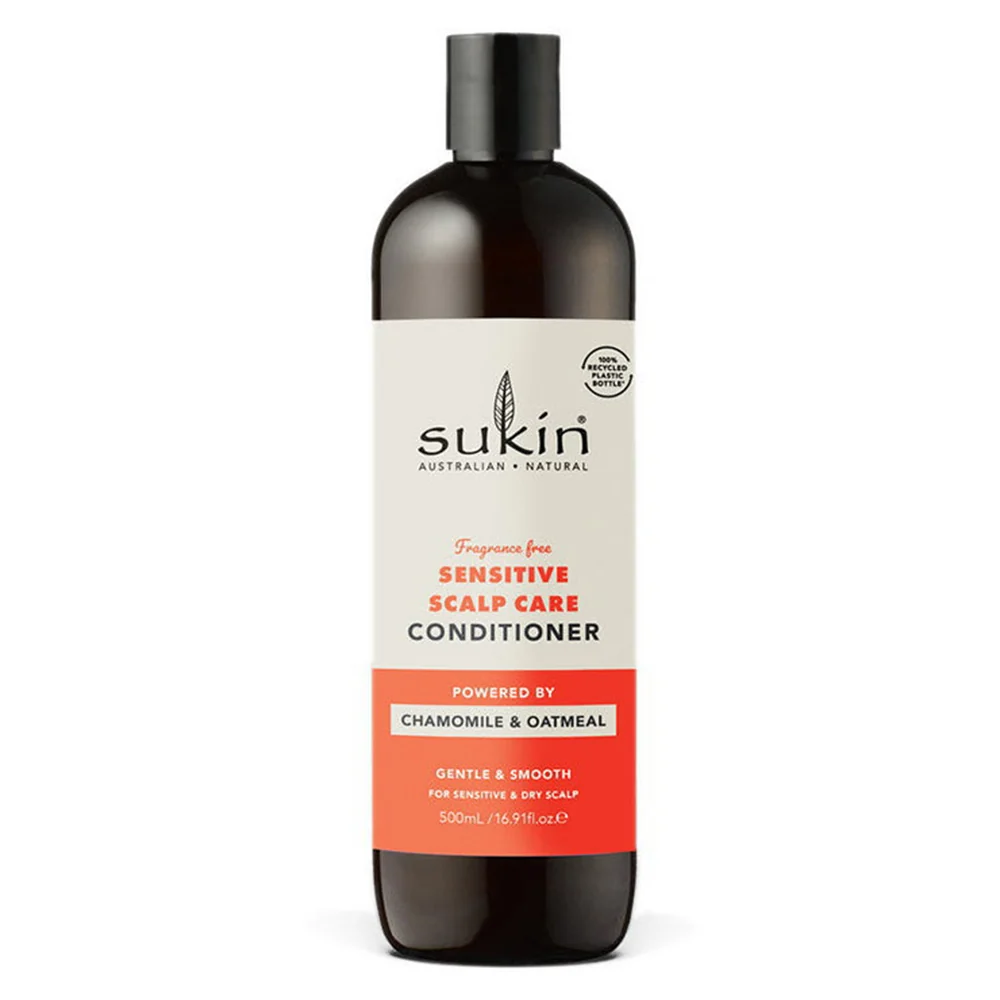 Clean Sukin Sensitive Scalp Care Conditioner Gentle and Smooth for Sensitive and Dry Scalp Fragrance 16.91Oz 500ml Enhanced