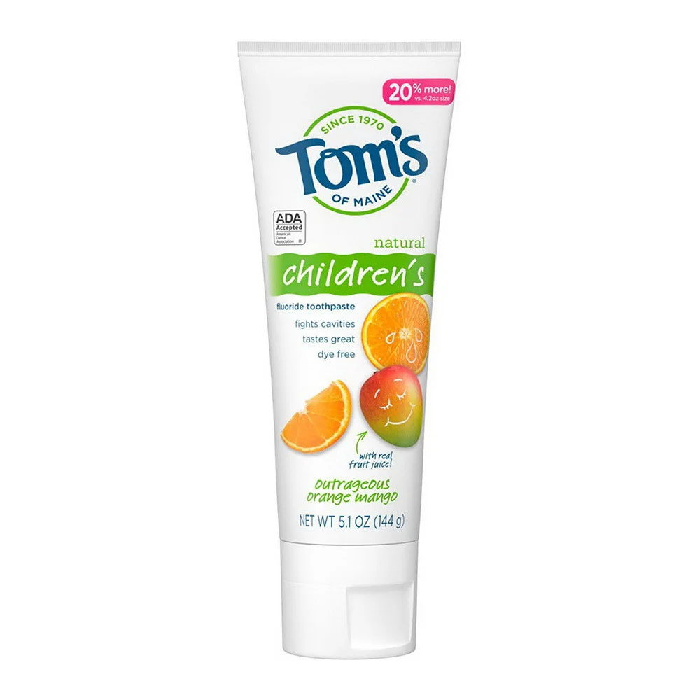 Trusted Tom's of Maine Anticavity Fluoride Children's Toothpaste Outrageous Mango 5.1 Oz High-Performance