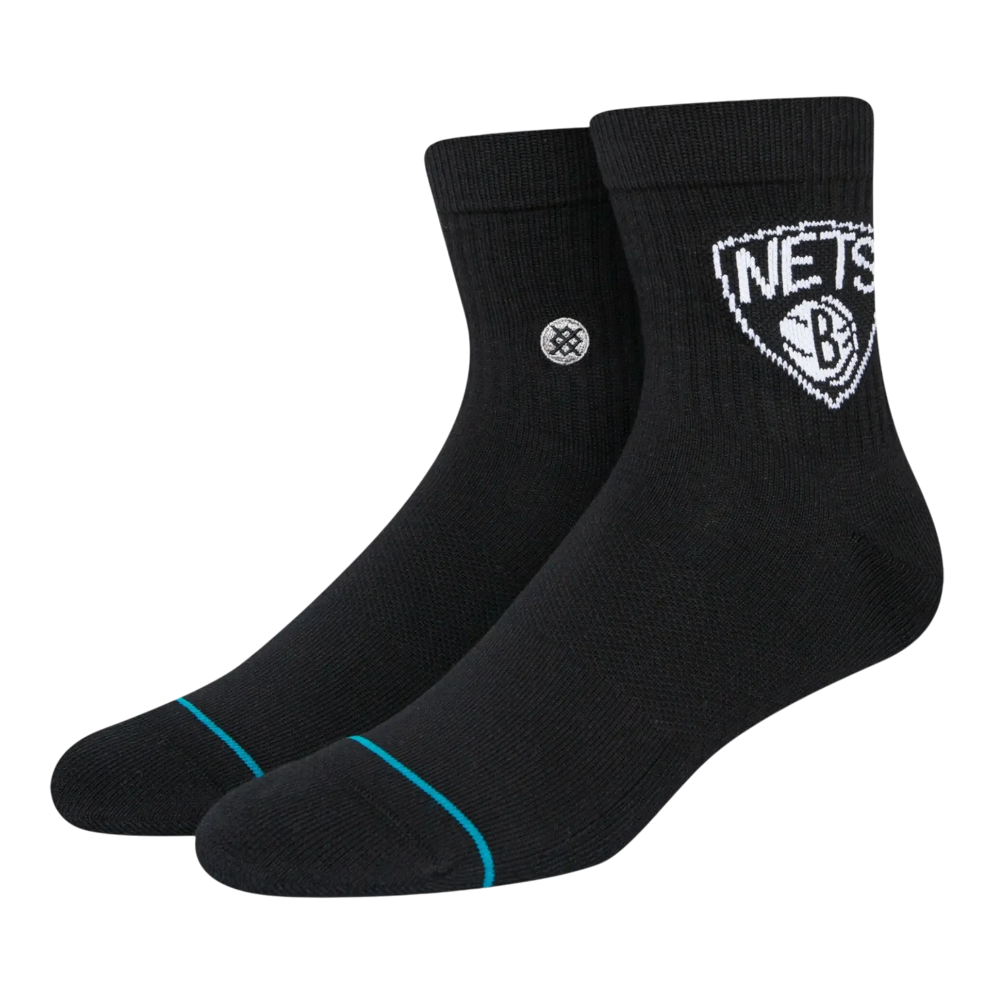 Next-Generation Stance Brooklyn Nets Quarter Men Ankle Socks Black Elegant