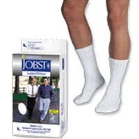Detailed Jobst Sensifoot Socks Crew Length 8-15 Mmhg Compression White Color Size Small - 1 Pair Verified