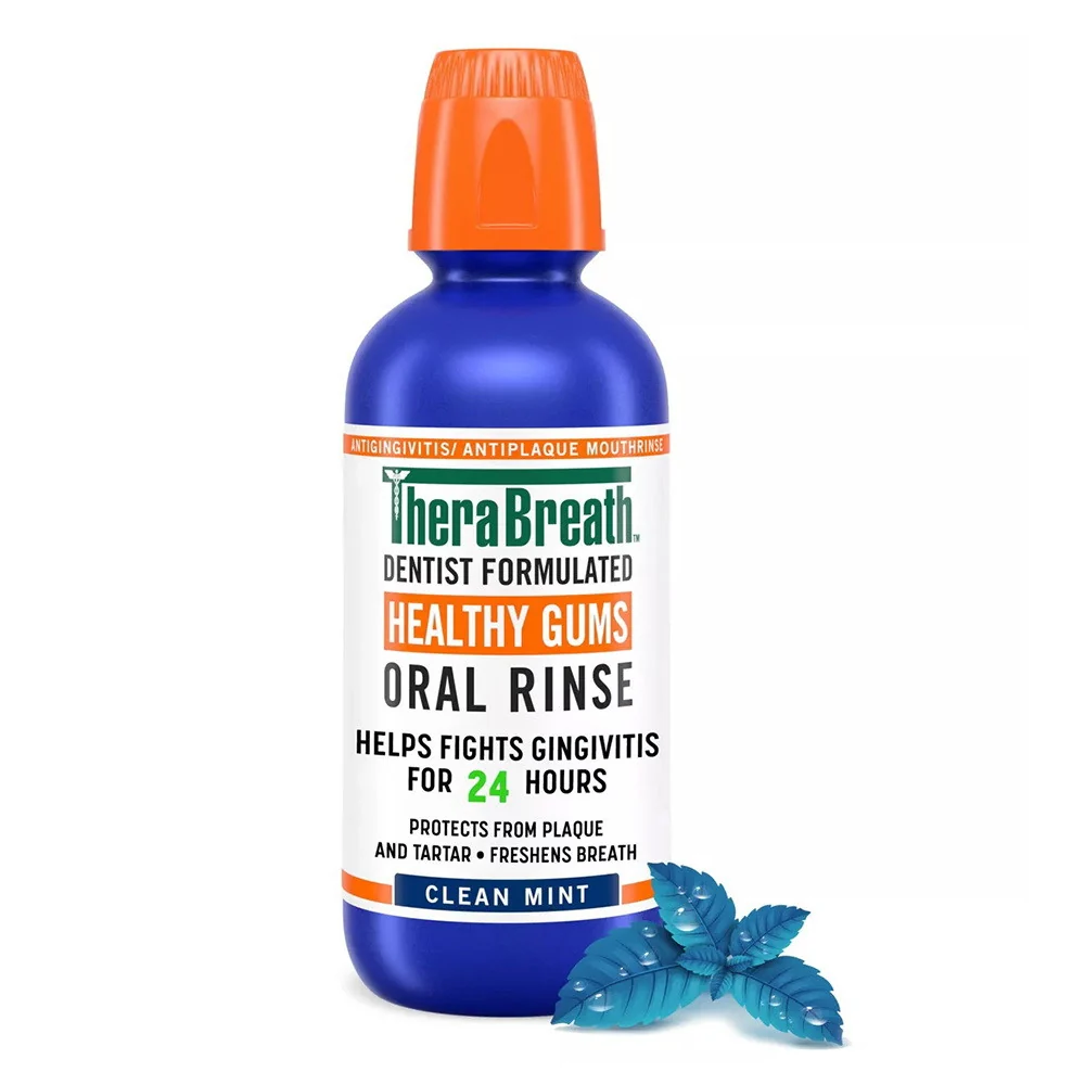 High-Quality TheraBreath Healthy Mouthwash Rinse Mint 16 Oz Quality