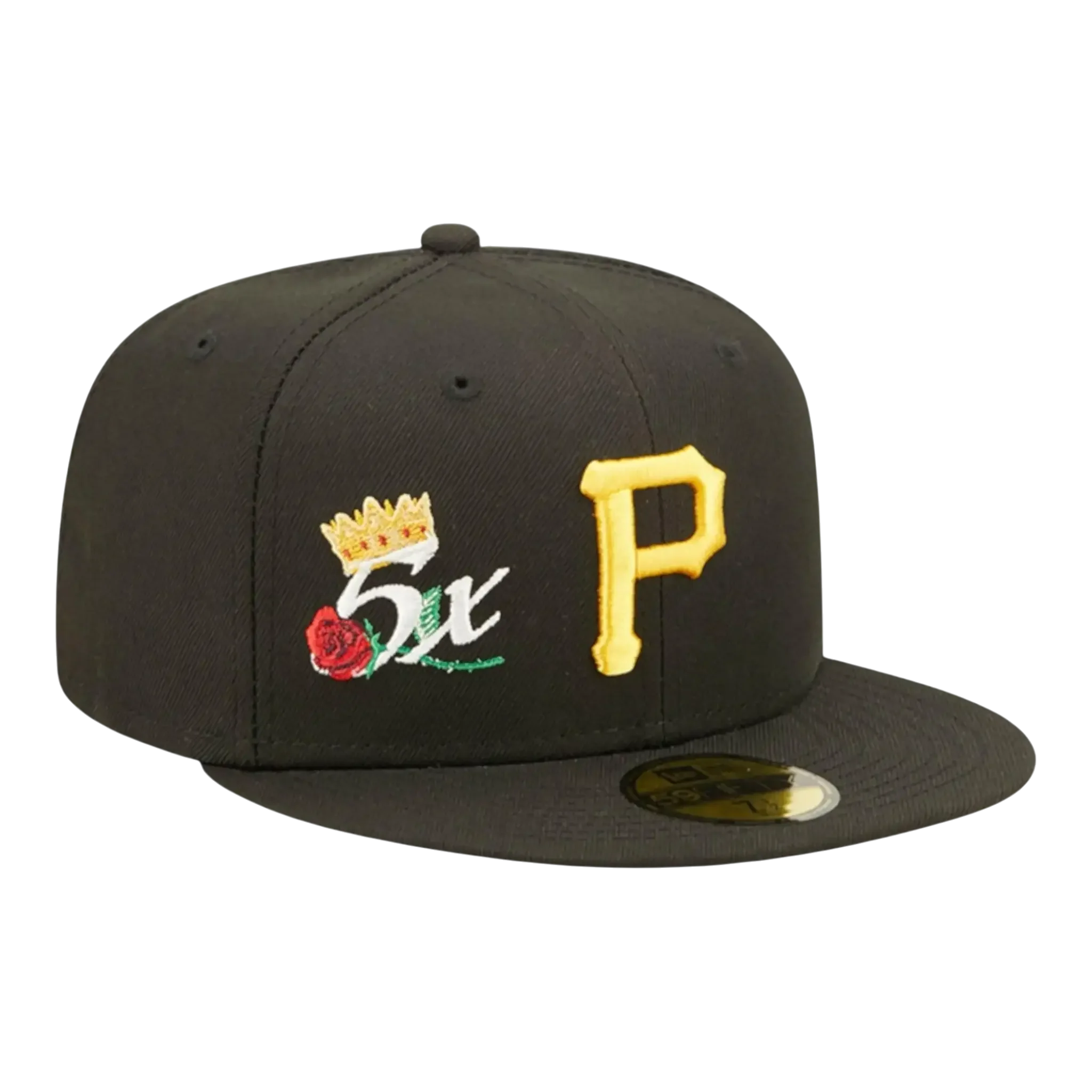 Easy-to-Use New Era Crown Champs WS 59Fifty Pittsburgh Pirates Men Fitted Hat Black Solid