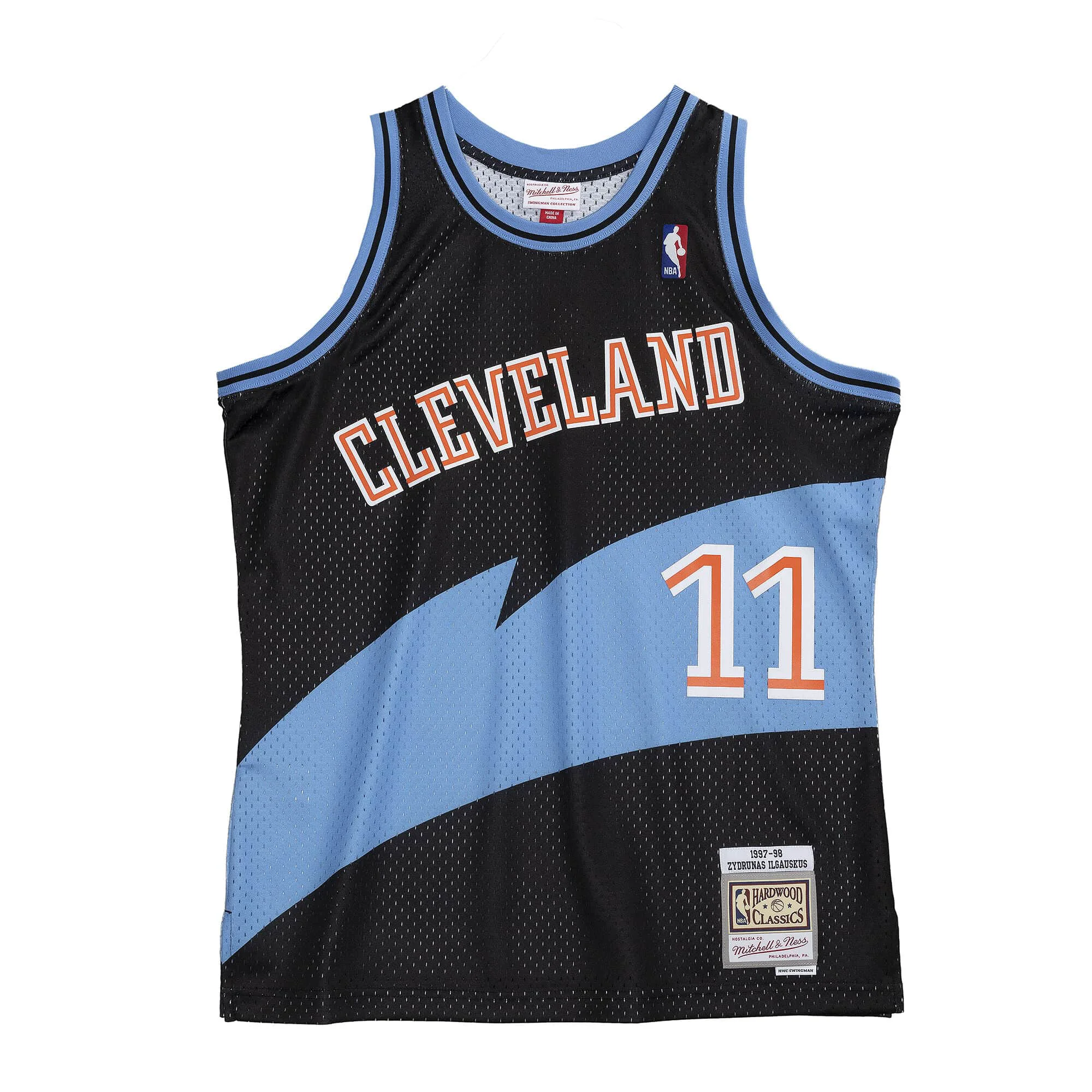Sophisticated Mitchell Ness Men's NBA Swingman Jersey - Cavaliers 97 Zydrunas Ilgauskas Versatile