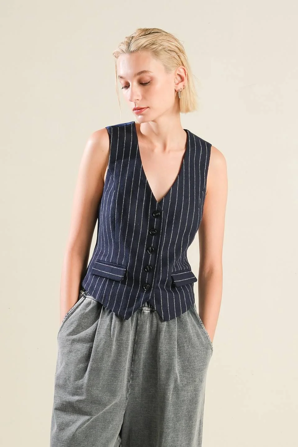 Healthy Connected Woven Vest Fine