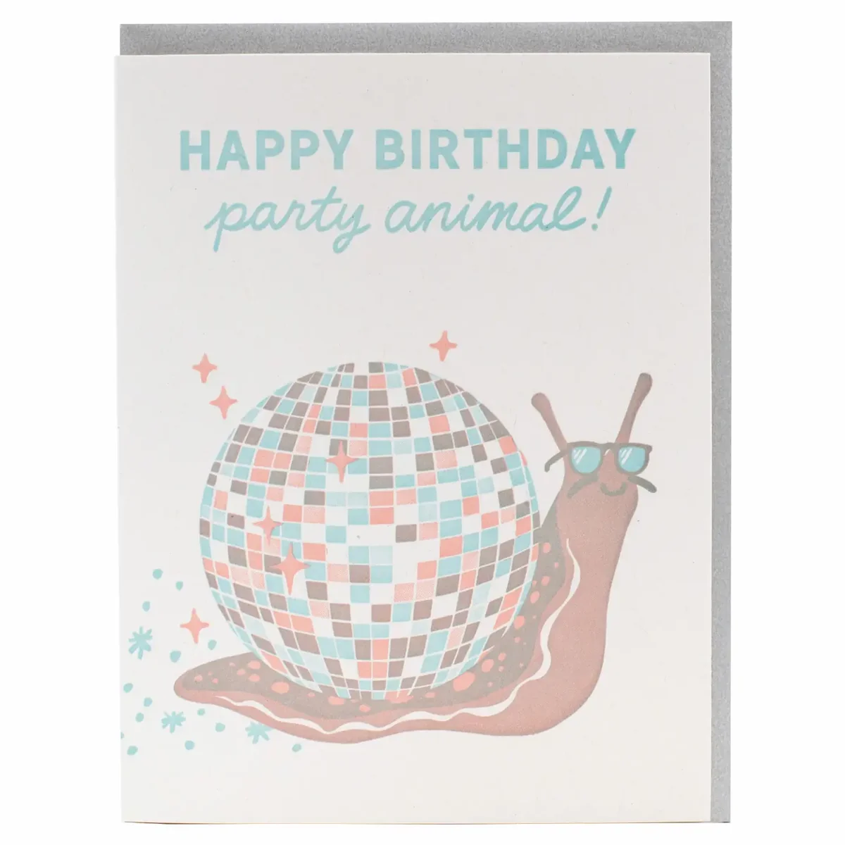 Smooth Disco Snail Birthday Card Easy-to-Use
