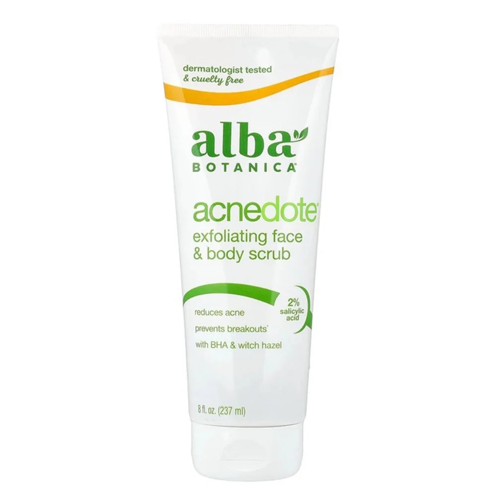Versatile Alba Botanica Natural Acnedote Face And Body Scrub - 8 Oz Optimized
