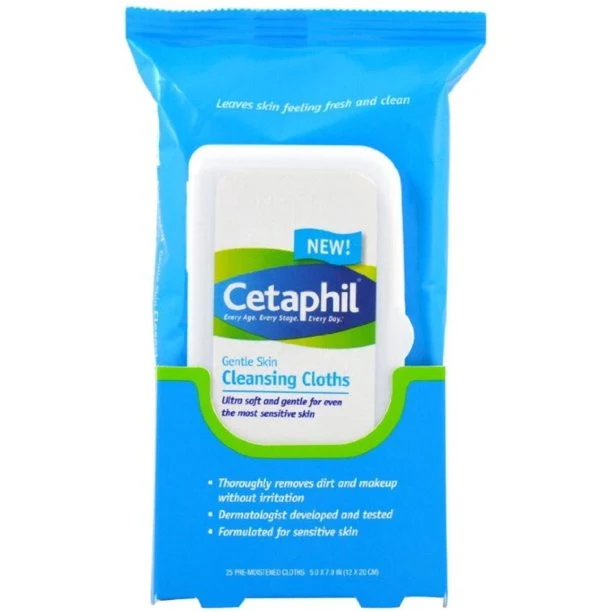 High-Grade Cetaphil Gentle Skin Cleansing Cloths - 10 Ea World-Class