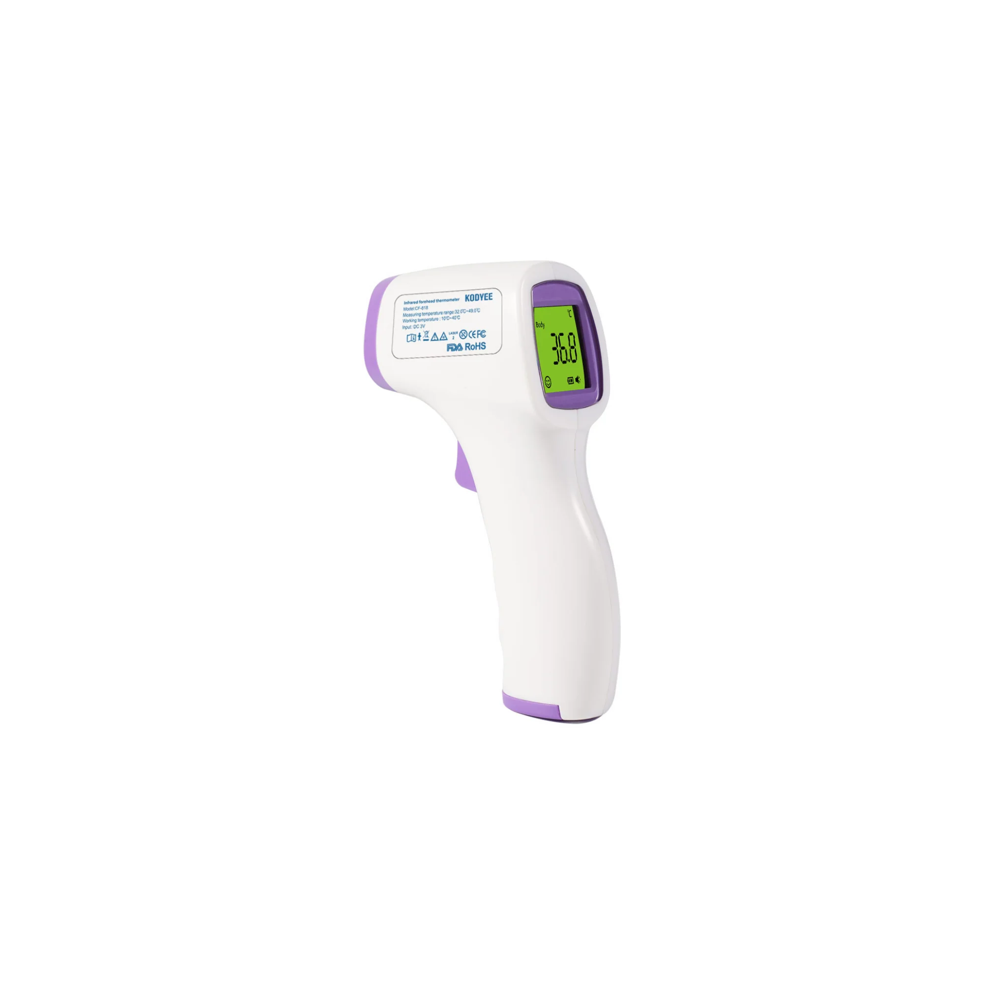 Recyclable Touchless Thermometer Gun Touch Less Outstanding