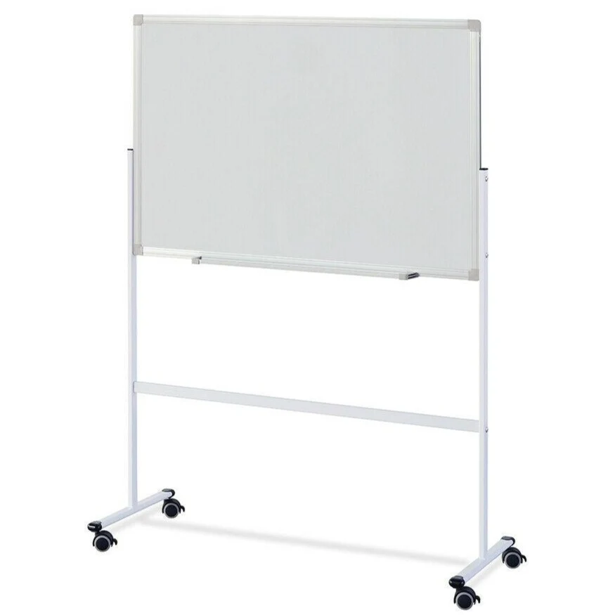 Lightweight Portable Rolling Magnetic Office Dry Erase Whiteboard Detailed