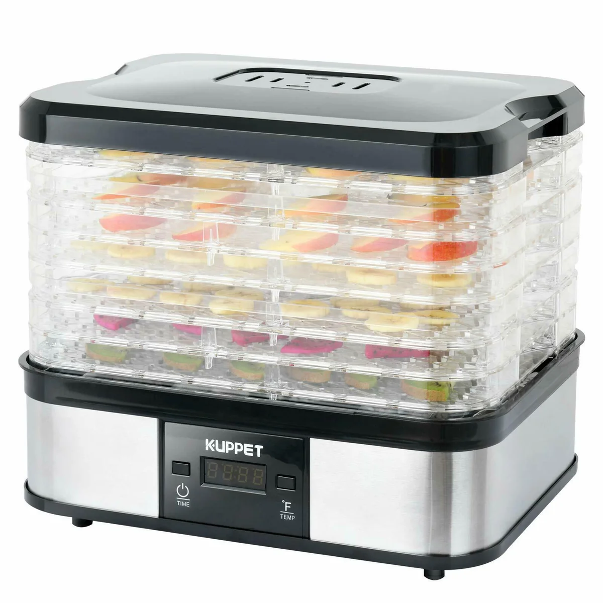 Smooth Large Electric Food Dehydrator Machine - 7 Tray Relaxed